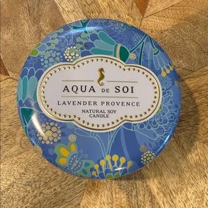 Lavender Provence Soy Candle - Blue Floral